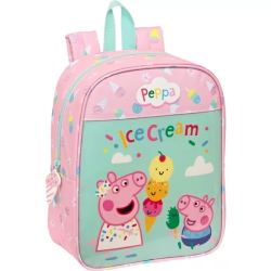 MOCHILA GUARDERIA ADAPT.CARRO PEPPA PIG 