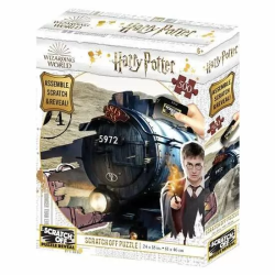 PUZZLE PARA RASCAR HARRY POTTER HOGWARTS EXPRESS ¡MONTA, RASCA Y DESCUBRE! 500 PIEZAS