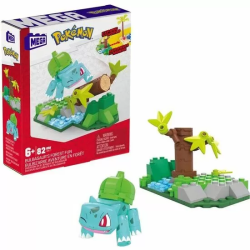 KIT CONSTRUCCION MEGA CONSTRUX BULBASAUR FOREST FUN POKEMON 82PZS