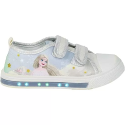 ZAPATILLA LONETA SUELA PVC CON LUCES ALGODÓN FROZEN