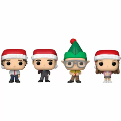 SET 4 FIGURAS POCKET POP THE OFFICE TREE HOLIDAY