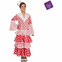 DISFRAZ FLAMENCA ROCIO 7-9 AÑOS (VESTIDO (NO INCLUYE MANTONCILLO))