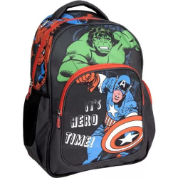 MOCHILA ESCOLAR MEDIANA 42 CM AVENGERS BLACK