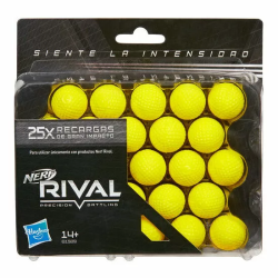 BLISTER 25 RECARGAS RIVAL NERF