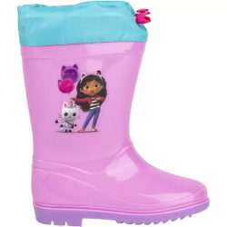 BOTAS LLUVIA PVC GABBY´S DOLLHOUSE PINK