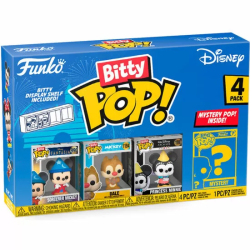 BLISTER 4 FIGURAS BITTY POP DISNEY SORCERER MICKEY