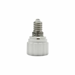 ADAPTADOR CASQUILLO E14 A GU10 CERÁMICO 7HSEVENON ELEC BL.1