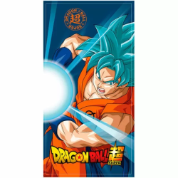 TOALLA GOKU SUPER SAIYAN BLUE DRAGON BALL SUPER ALGODON