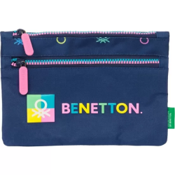 PORTATODO GDE. 2 CREMALLERAS BENETTON 