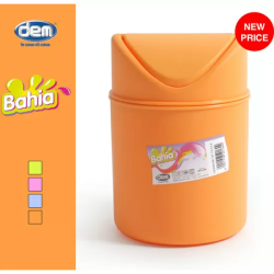 PAPELERA BASCULANTE 1,5L BAHIA 12,5X19CM - COLORES SURTIDOS