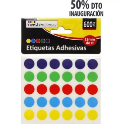 ETIQUETAS ADHESIVAS COLOR 20H X 30PCS