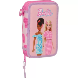 PLUMIER DOBLE PQÑO 28 PCS BARBIE 