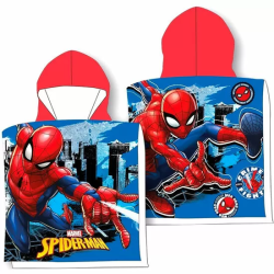 PONCHO TOALLA SPIDERMAN MARVEL ALGODON