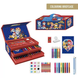 SET PAPELERÍA COLOREABLE MALETÍN PAW PATROL