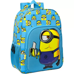 MOCHILA DE 33 CM ADAPT.CARRO MINIONS 