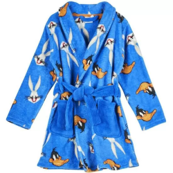 BATÍN CORAL FLEECE LOONEY TUNES BLUE