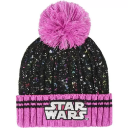 GORRO POMPON STAR WARS - NEGRO - TALLA UNICA