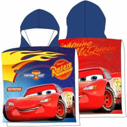 PONCHO TOALLA CARS DISNEY ALGODON