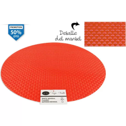 SALVAMANTEL PVC NARANJA 38CM