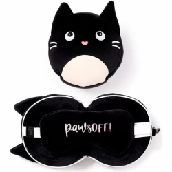 ALMOHADA VIAJE ANTIFAZ GATO FELINE FINE RESTEAZZZ