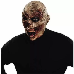 FULL MUMMY LATEX MASK ONE SIZE