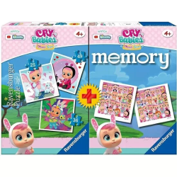 BEBÉS LLORONES MEMORY + PUZZLE TRIPLE