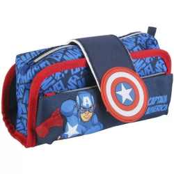 ESTUCHE PORTATODO VELCRO MARVEL BLUE