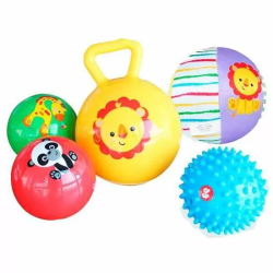 SET 5 PELOTAS ENTRENAMIENTO FISHER-PRICE