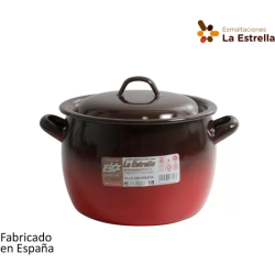 OLLA ABOMBADA C/TAPA 18CM - 4L FUEGO