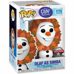 FIGURA POP DISNEY OLAF PRESENT OLAF AS SIMBA EXCLUSIVE