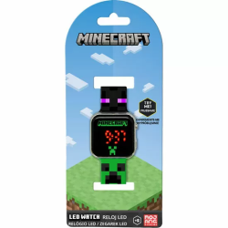 RELOJ LED MINECRAFT