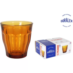 SET 6 VASO 25CL AMBAR PICARDIE