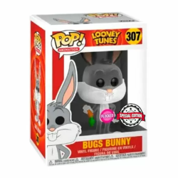 FIGURA POP LOONEY TUNES BUGS BUNNY FLOCKED EXCLUSIVE