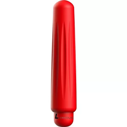 DELIA - BALA VIBRADORA - ABS BULLET WITH SILICONE SLEEVE - 10-VELOCIDADES - ROJO