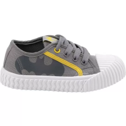 ZAPATILLA LONETA SUELA PVC CORDONES BATMAN GRAY