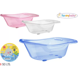 BAÑERA INFANTIL TRANSPARENTE 50LT. FORMYBABY