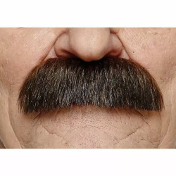 BIGOTE CASTAÑO ADULTO TALLA ÚNICA