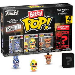 BLISTER 4 FIGURAS BITTY POP FIVE NIGHTS AT FREDDYS NIGHTMARE BONNIE