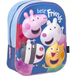 MOCHILA INFANTIL 3D PEPPA PIG BLUE