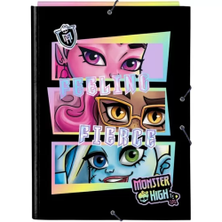 CARPETA FOLIO 3 SOLAPAS MONSTER HIGH 