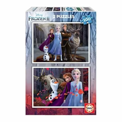 2 PUZZLES DE 100 PIEZAS FROZEN 