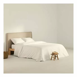 FUNDA NÓRDICA SATÉN 300 HILOS WHITE PARA CAMA DE 135/140 (220X220 CM)