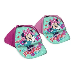 GORRA REJILLA MINNIE POLKA FUCSIA