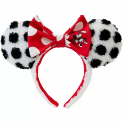 DIADEMA OREJAS ROCKS THE DOTS CLASSIC MINNIE MOUSE DISNEY LOUNGEFLY