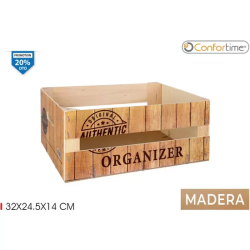 CAJA WOOD MATE 32X24.5X14 ORGANIZER CONFORTIME