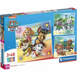 PUZZLE PATRULLA CANINA PAW PATROL 3X48PZS