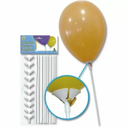 VARILLAS CON SOPORTE PARA GLOBOS X12UNI