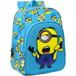 MOCHILA INFANTIL ADAPT.CARRO MINIONS 