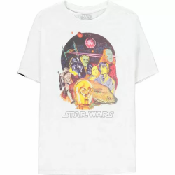 CAMISETA MUJER VINTAGE POSTER STAR WARS