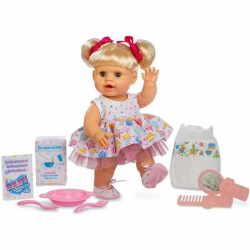 MUÑECA BABY SUSU INTERACTIVO SISTER CON ACCESORIOS 38CM